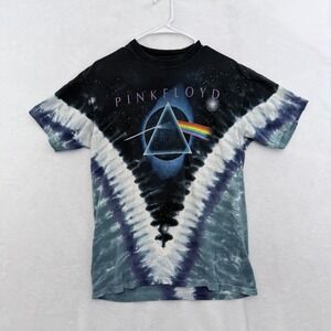 Fink Floyd Liquid Blue T Shirt Mens M Multicolor Tie Dye Dark Side Of The Moon
